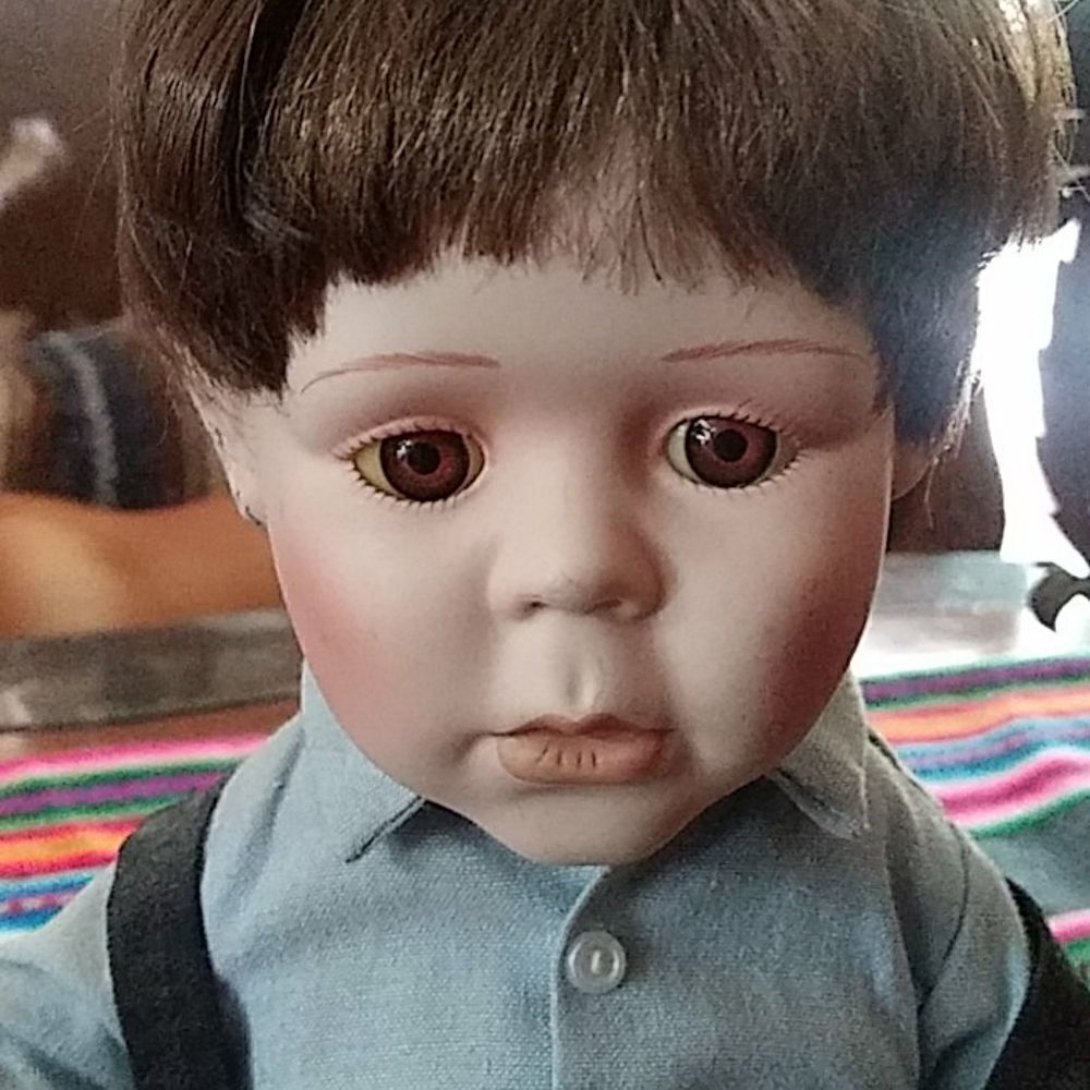 Vintage porcelain boy 
